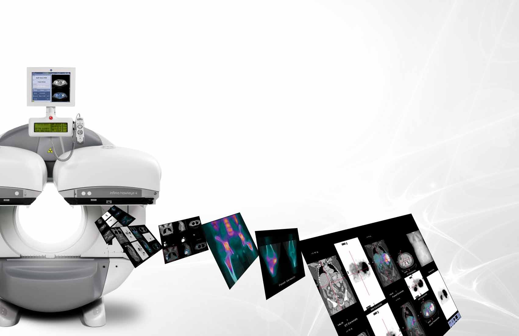 دستگاه GE Infinia Hawkeye 4 در تصویر بروشور سازنده